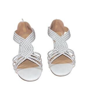 Pizz Annu Diana XZ0095 White Sz 10 Wedding Shoes